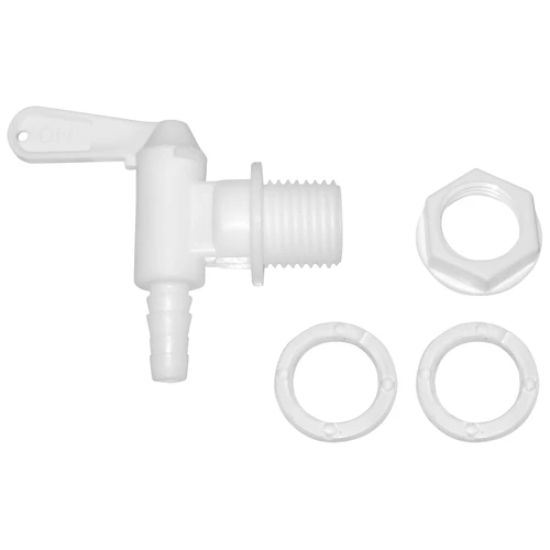 Rubinetto per contenitore di fermentazione.