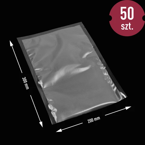 Sacchetti goffrati per macchina sottovuoto, 20x30 cm, 50 pz. - 8