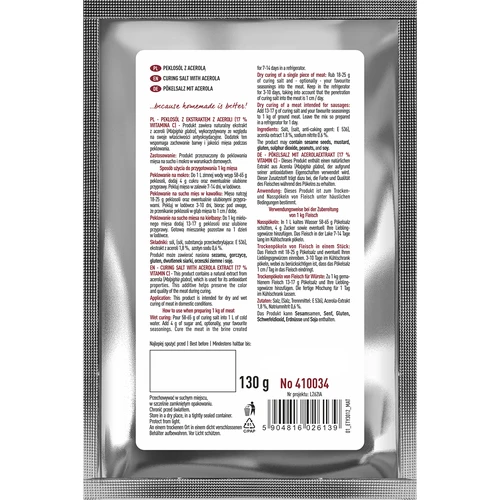 Sale per salumi con estratto di acerola, 130 g - 2