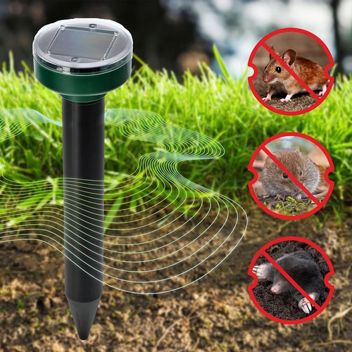 Dissuasore solare per talpe – protezione del giardino efficace, sicura e rispettosa degli animali, confezione da 4 pezzi - 12
