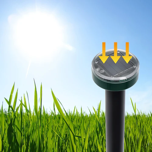Dissuasore solare per talpe – protezione del giardino efficace, sicura e rispettosa degli animali, confezione da 4 pezzi - 11