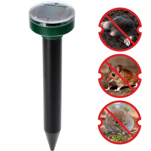 Dissuasore solare per talpe – protezione del giardino efficace, sicura e rispettosa degli animali, confezione da 4 pezzi - 7