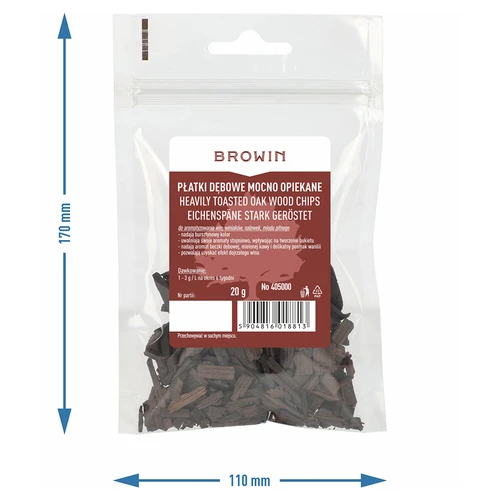 Scaglie di rovere a tostatura intensa, 20 g - 7