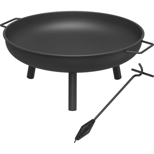 Set braciere Ø 58 cm e attizzatoio-manico per paiolo o coperchio di pentola in ghisa