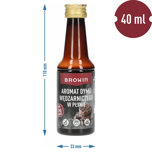 Set di aromi di fumo per affumicatura in formato liquido, 6 pezzi da 40 ml - 2