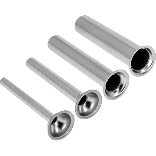 Set di imbuti in acciaio inox per insaccatrici verticali Browin per 3, 5, 7 L, 4 pz. - 2