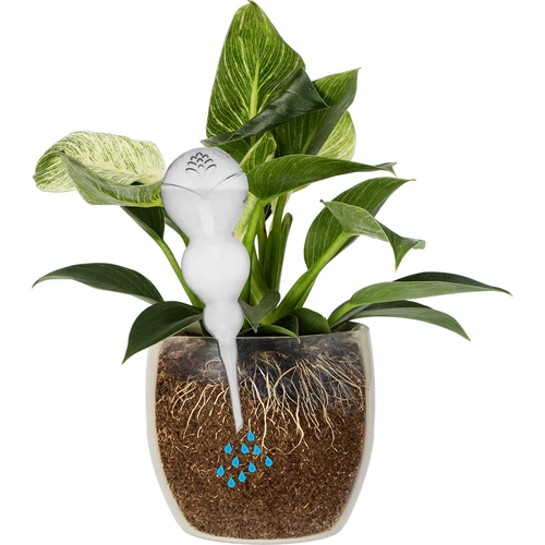 Sfera autoinnaffiante tripla (a tre camere), trasparente incolore, 600 ml - 3