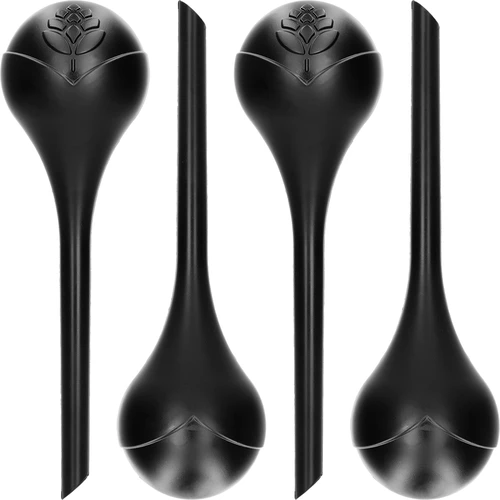 Sfere autoirriganti per piante, nere opache, 400 ml, 4 pz.