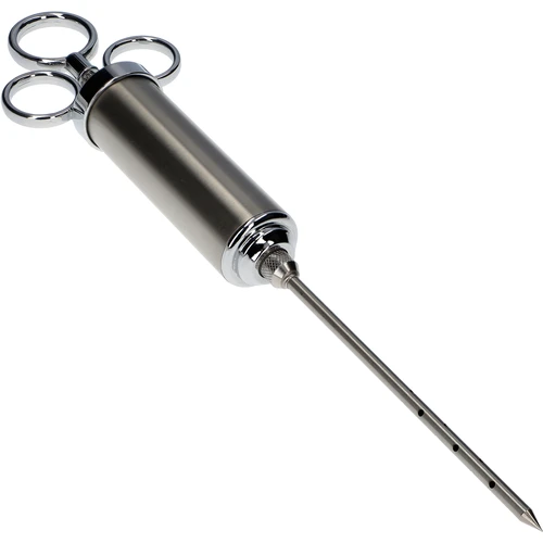 Siringa iniettore per marinature in acciaio inox 60 ml + 2 aghi - 2