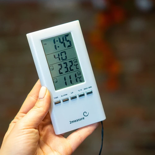 Stazione meteo – elettronica, con sonda, bianca - 9