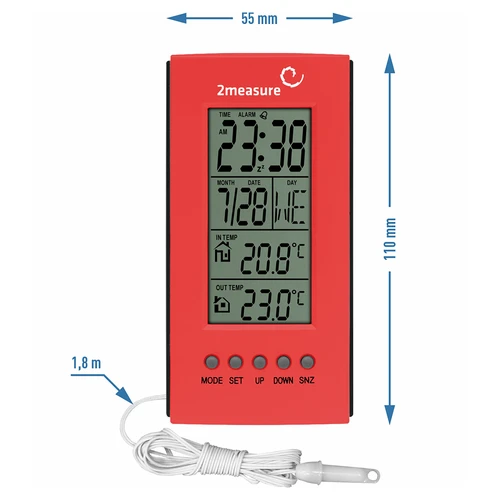 Stazione meteo – elettronica, con sonda, mix - 5