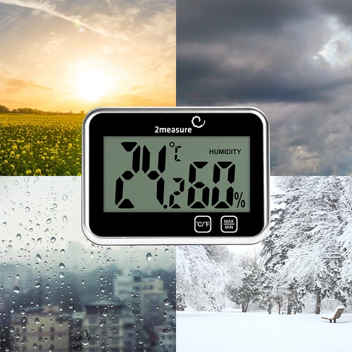 Stazione meteo – elettronica, senza fili, nera - 12