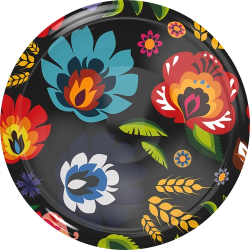 Tappi a vite fi 66/4 neri Folk - 10 pezzi