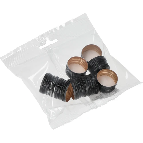 Tappi a vite per bottiglie 28/18 mm - neri, 8 pezzi - 3