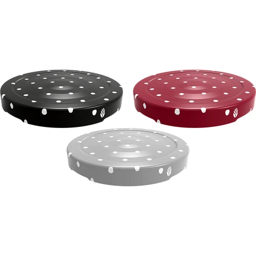 Tappi twist-off fi 43 mm a pois (mix colori) - 10 pezzi - 2