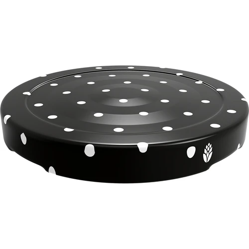 Tappi twist-off fi 43 mm a pois (mix colori) - 10 pezzi - 6