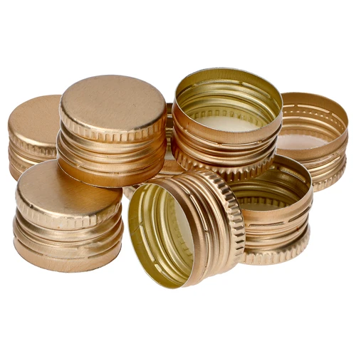 Tappo a vite per bottiglie Ø 28/18 - oro - 8 pezzi