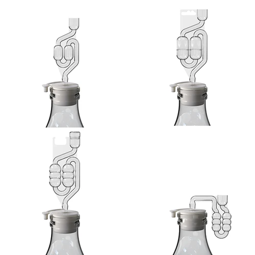 Tappo per damigiana Ø 50/54 mm con tappino di chiusura - 4