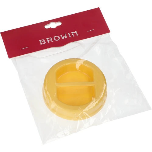 Tappo TO Ø100 mm giallo, in plastica, con maniglia, per vasetti in vetro - 5