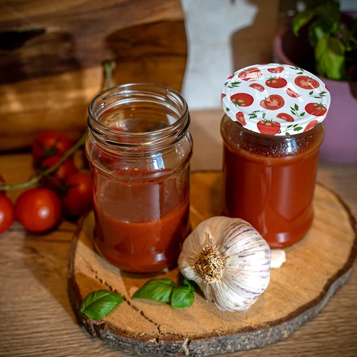Tappo twist-off Ø 66/4 con pomodori - 10 pz. - 8