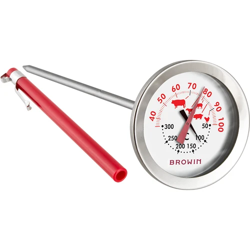 Termometro con doppia scala (30°C–100°C) / (50°C–300°C) 13,0 cm