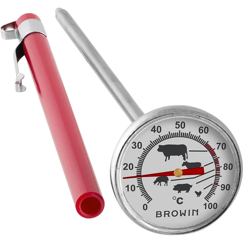 Termometro da cucina con quadrante illustrato (0°C a +100°C) 12,5 cm