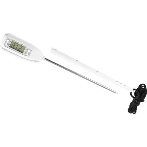 Termometro da cucina elettronico (-50°C a +300°C) con custodia, bianco