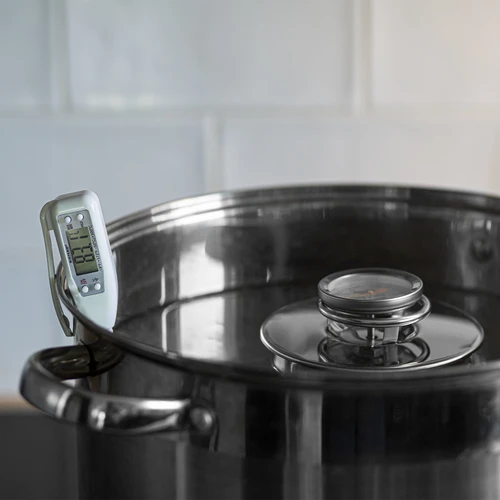 Termometro da cucina elettronico (-50°C a +300°C) con custodia, bianco - 3