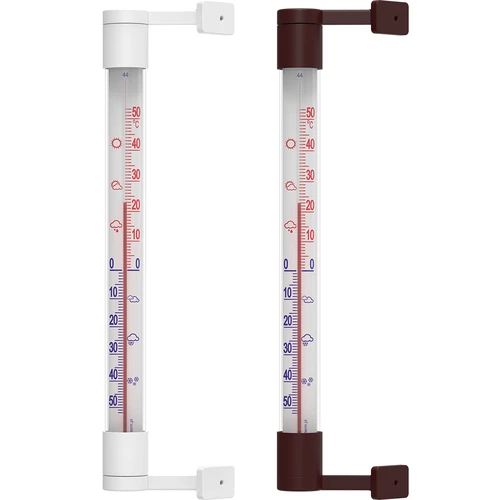 Termometro da esterno (-50°C a +50°C) 22 cm, colori assortiti