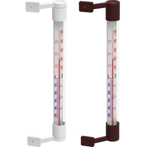 Termometro da esterno (-50°C a +50°C) 22 cm, colori assortiti - 2