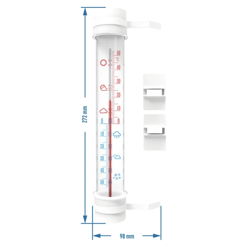 Termometro da esterno (-50°C a +50°C) 27 cm - mix - 2