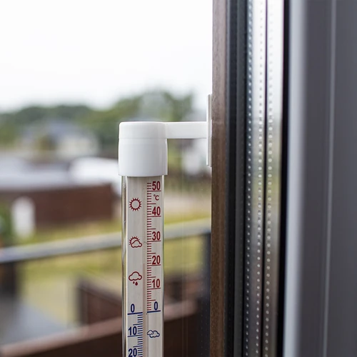 Termometro da esterno bianco (da -60°C a +50°C) 23 cm - 3