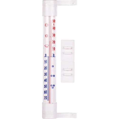 Termometro da esterno bianco (da -60°C a +50°C) 23 cm