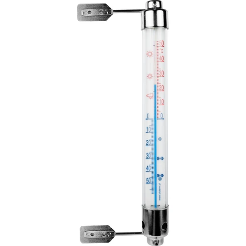 Termometro da esterno con struttura in metallo (-50°C a +50°C) 20 cm