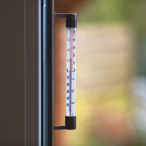 Termometro da esterno marrone (-50°C a +50°C) 22 cm - 6