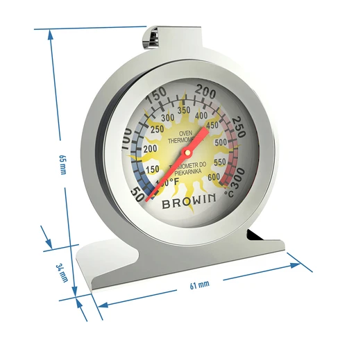Termometro da forno (da +50°C a +300°C) Ø6,1 cm - 3