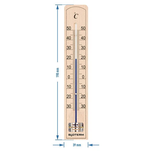 Termometro da interno con protezione rinforzata del capillare (-30°C a +50°C) 20 cm - 2
