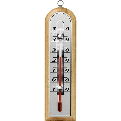 Termometro da interno con scala argentata (-10°C a +50°C) 16 cm assortito