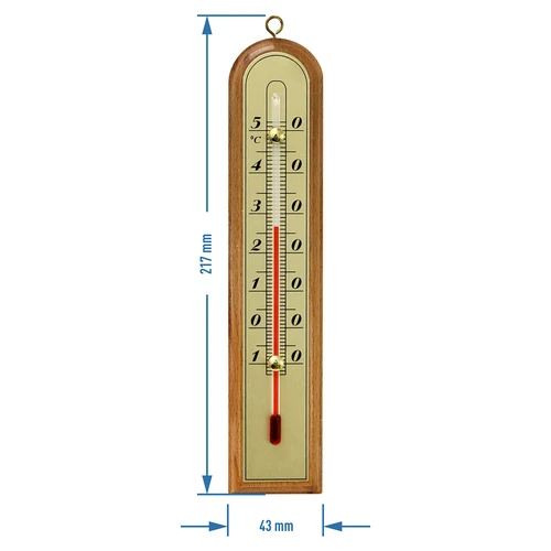 Termometro da interno con scala dorata (da -10°C a +50°C) 22 cm, mix - 2