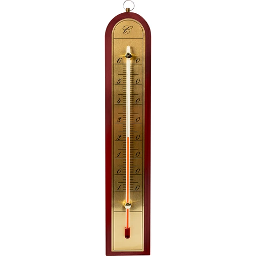 Termometro da interno con scala dorata (da -10 °C a +60 °C) 28 cm — assortito - 2