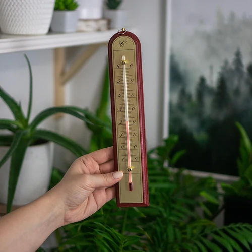 Termometro da interno con scala dorata (da -10 °C a +60 °C) 28 cm — assortito - 6
