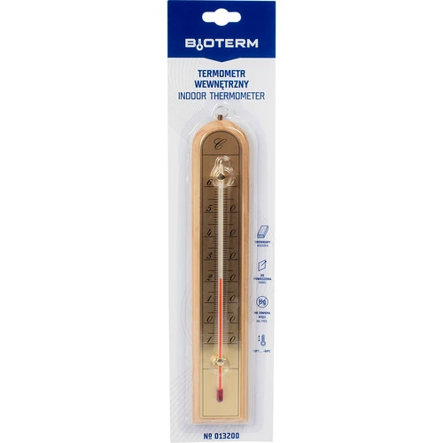 Termometro da interno con scala dorata (da -10 °C a +60 °C) 28 cm — assortito - 4