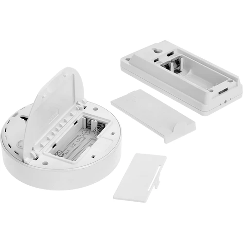 Termometro elettronico Soens - con sensore esterno, rotondo, bianco - 4