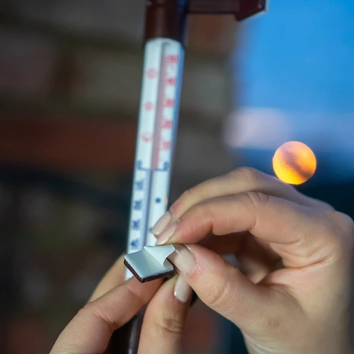 Termometro esterno marrone (-50°C a +50°C) 18 cm - 6