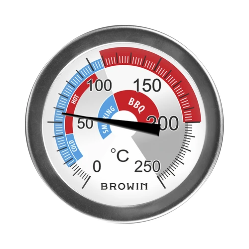 Termometro per affumicatore e BBQ (0°C a +250°C) 5,7 cm - 2