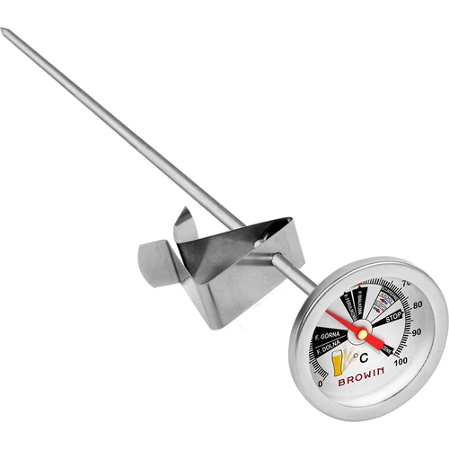 Termometro per birrificazione (da 0°C a +100°C) 31,5 cm