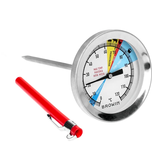 Termometro per pressa per prosciutto 0,8 kg (0 °C a +120 °C) 9,0 cm