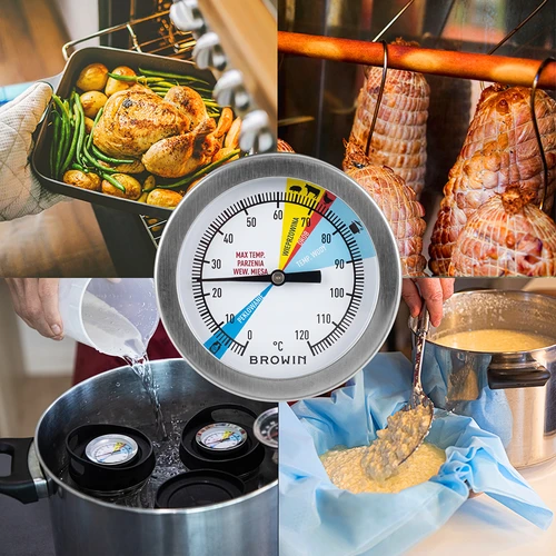 Termometro per pressa per prosciutto 0,8 kg (0 °C a +120 °C) 9,0 cm - 6