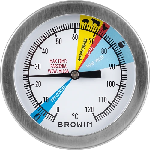 Termometro per pressa per prosciutto 0,8 kg (0 °C a +120 °C) 9,0 cm - 2