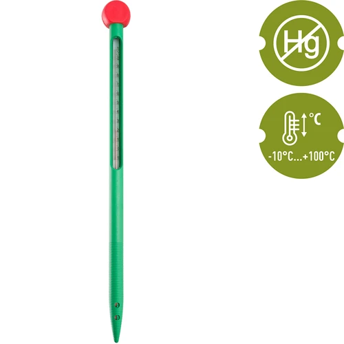 Termometro per terreno (0°C fino a +100°C) 32 cm - 2